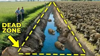 Вот как фермеры обманывают тысячи диких кабанов... И это ГЕНИАЛЬНО!