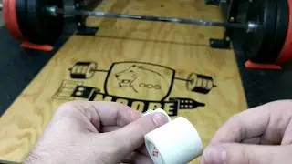 Hook grip - how to tape your thumbs!