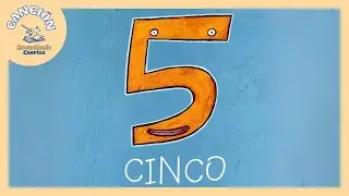Cinco De la Cuna a la Luna | Cuento infantil cantado | Encantando Cuentos 🎶