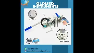Table Top Rod Cutter Rod Bender Spinal Surgery Set | OldMed Instruments