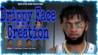 NBA 2K22 CURRENT GEN DRIPPY FACE CREATION LOOK LIKE A COMP PLAYER