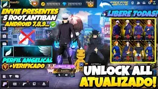 (ENVIANDO PRESENTES🎁) COMO COLOCAR UNLOCK ALL NO FREE FIRE, PEGANDO NA PARTIDA | LIBERE SKINS GR&Aacute;TIS