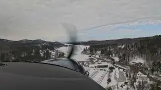 Landing on Alton Bay (B18) the only ice runway in the lower 48