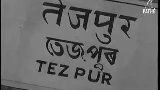 Dalai Lama at Tezpur, Assam in 1959