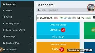 TRXCRYPTO BANK re-investment kase karte hai. DEALY profit 1% se 2% ke bich me milta hai