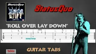 STATUS QUO - Roll Over, Lay Down - Guitar Tab | Lesson | Cover | Tutorial |