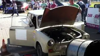 Trabant 601 auf dem Prüfstand 64 PS