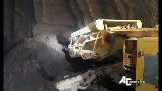 Road Header Tunneling In Construction Sidan Dam - Arek Civil