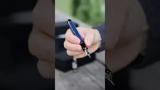 Unboxing the largest and most fascinating Pilot pen &mdash; the Custom Urushi in blue. #pilotfountainpen