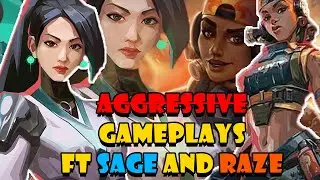 🔴 Valorant Aggressive Gameplays ft Sage and Raze | Compilation | Rasnar Gaming