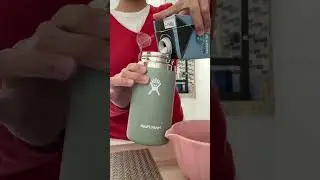 Unboxing Hydro flask for my Matcha #asmr #unboxing #waterbottle #hydroflask