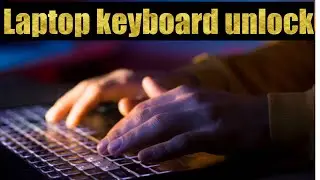Laptop keyboard kaise unlock kare 🛑 एक click करो और फिर keyboard unlock Karo ये try Karo अब 