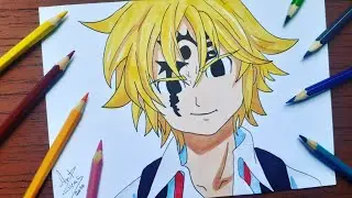 Como Desenhar o Meliodas - Nanatsu no Taizai - Pecado da Ira