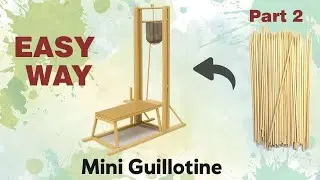 A guillotine is an apparatus designed for executing people by decapitation part 2.#diy #recycledart