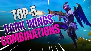 TOP 5 DARK WINGS OUTFIT COMBOS! Fortnite Battle Royale