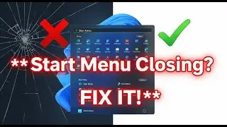 [Solved] ✅ Start Menu Automatically Close When I Click It In Windows 11