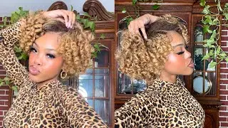 Flexi Rod Set on Blow-Dried Natural Hair 💅🏾 | Super Defined, Bouncy Curls