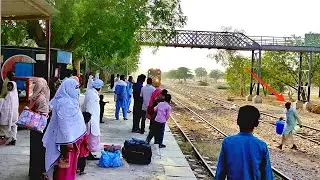 Burewala railway Station Train Pakistan