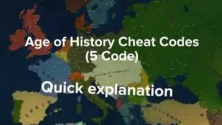 Age of History 2 cheats (5 cheats)