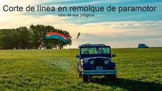ºRemolque o torno de Parapentes. Corte de linea   4K