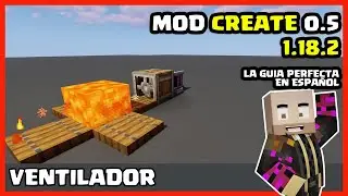 VENTILADOR - Mod Create 1.18.2 Tutorial Gu&iacute;a B&aacute;sica Espa&ntilde;ol 2022 - Minecraft  Create 0.5
