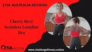 ZYIA REVIEW CHERRY REV&Eacute; SEAMLESS LONGLINE BRA