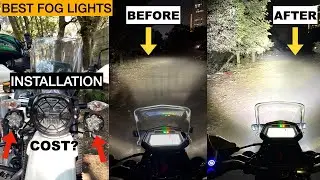 BEST & AFFORDABLE AUX LIGHT SETUP FOR ALL BIKES | HIGH BRIGHTNESS | PRICE, COMPARISON & INSTALLATION