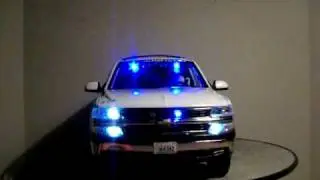 1/18 New Orleans Chevrolet Silverado Custom Police Model Car W/ Lights