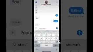 Predicting texts with my best friend. On the bottom is my TikTok, this vid is not stolen. #messges