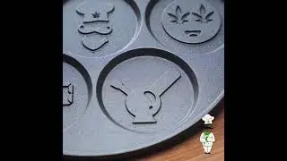 Cannabis Emoji Pancake Pan by Cannadish