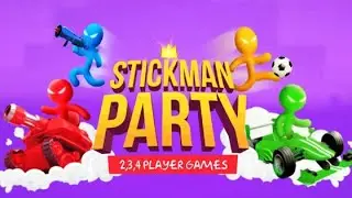 Again I didn't win by just 2 point !!! STICKMAN PARTY GAMEPLAY!!!