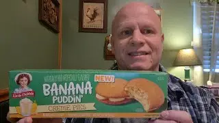 Обзор новых пирожных Little Debbie Banana Puddin' Creme Pies