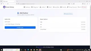 Library Management System using Django with React JS | Part 10 | Add Author | Django Rest Framework
