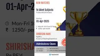 TS Edcet BEd entrance online classes