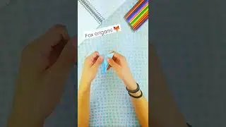 Cute fox origami 🦊