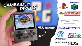 GKD Pixel 2 Peque&ntilde;a Potente y con cuerpo de Aluminio! N64 PSP GBA PS1