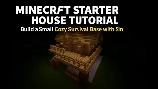 Minecraft Starter House Tutorial – Build a Small Cozy Survival Base with Simple Blocks