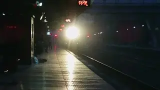 EMD Thunderstorm : Violent Ashram Superfast Express with BGKT WDP4 Knocks Kalol : Indian Railways
