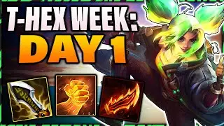 It's T-HEX WEEK in Hyper Roll  Set 9 Gunners / Zaun / Piltover
