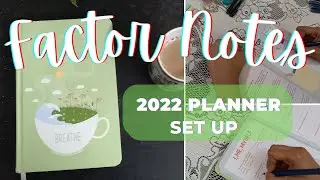 how to set up your Factor Notes planner for the new year | goals, habits, affirmations, mindfulness✨
