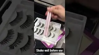 TRY ON: LASH GLUE PEN!! AMAZING!!! ✨😍#MAKEUP #FALSE #EYELASH #GLUEPEN