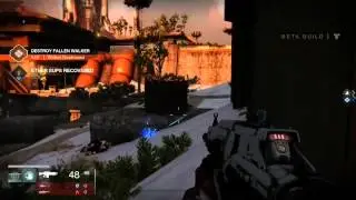 Destiny Beta XB1. Epic public event against spider tank killing it with 1sec left!!!