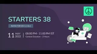 Starters 38 || Solution video of the first three problems || Div 4 || Codechef