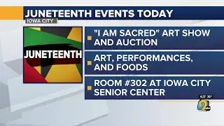 Juneteenth events in Iowa City