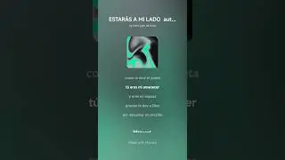 ESTARÁS A MI LADO Heris Julio 