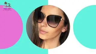Big Square Cat Eyed Sunglasses