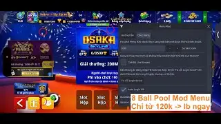 Up coin | 8 Ball Pool Wizard Up to 200M Cày coin | Trickshot Mồi đề pa