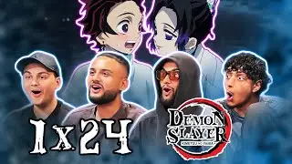 SHINOBU 😳 | BROTHERS watch Demon Slayer 1x24 