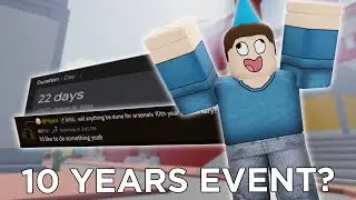 ARSENAL 10TH YEAR ANNIVERSARY EVENT SOON? (Roblox Arsenal)