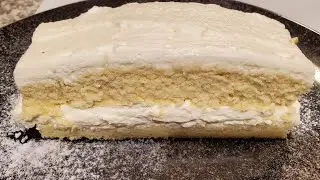 Italian Milk Cake | Super Moist Vanilla Cake With Whipped Cream | How Yummy!